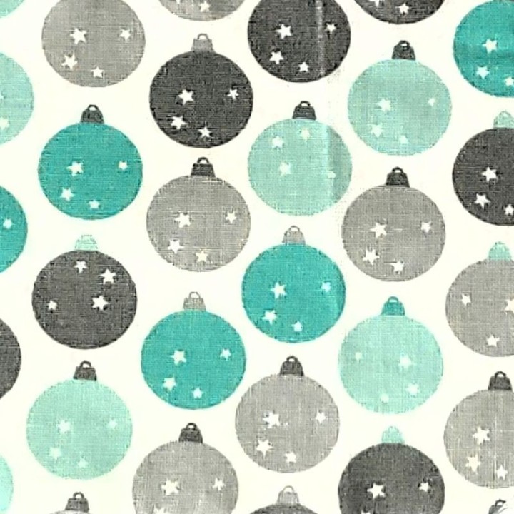 Lot 3 lingettes lavables Noël en coton | Aux 3 pti's chats