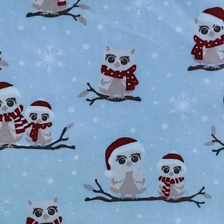 Lot 3 lingettes lavables Noël en coton | Aux 3 pti's chats