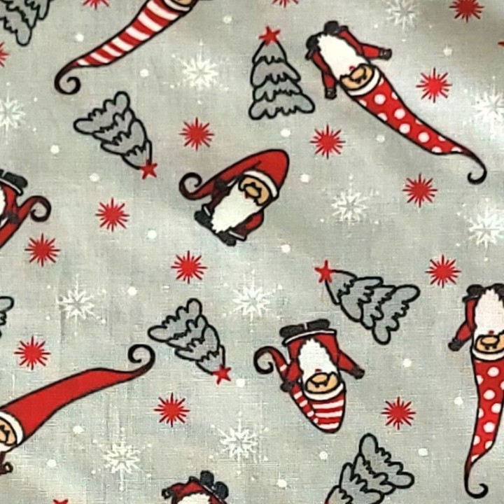 Lot 3 lingettes lavables Noël en coton | Aux 3 pti's chats