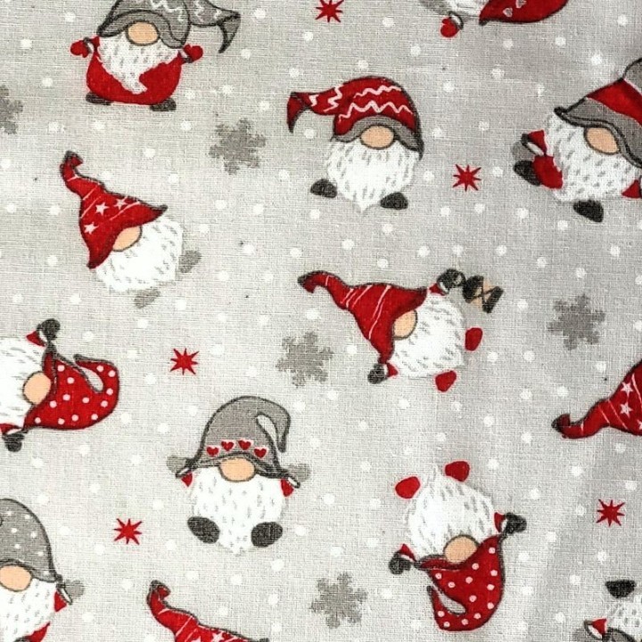 Lot 3 lingettes lavables Noël en coton | Aux 3 pti's chats