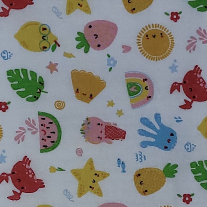 Lot 3 lingettes lavables Petites Histoires en coton | Aux 3 pti's chats