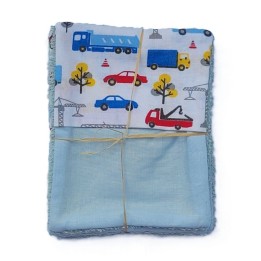 Lot 3 lingettes lavables Petites Histoires en coton | Aux 3 pti's chats