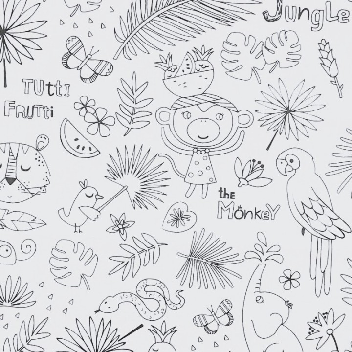 Trousse à colorier lavable - Motifs à choix