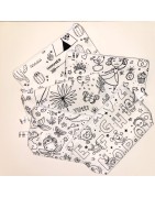 Trousses à colorier lavables